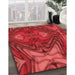 Machine Washable Transitional Red Rug in a Family Room, wshpat3162rd