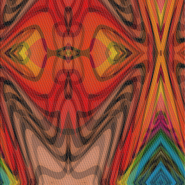 Machine Washable Transitional Tomato Red Rug, wshpat3162