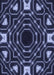 Patterned Periwinkle Purple Rug, pat3163blu