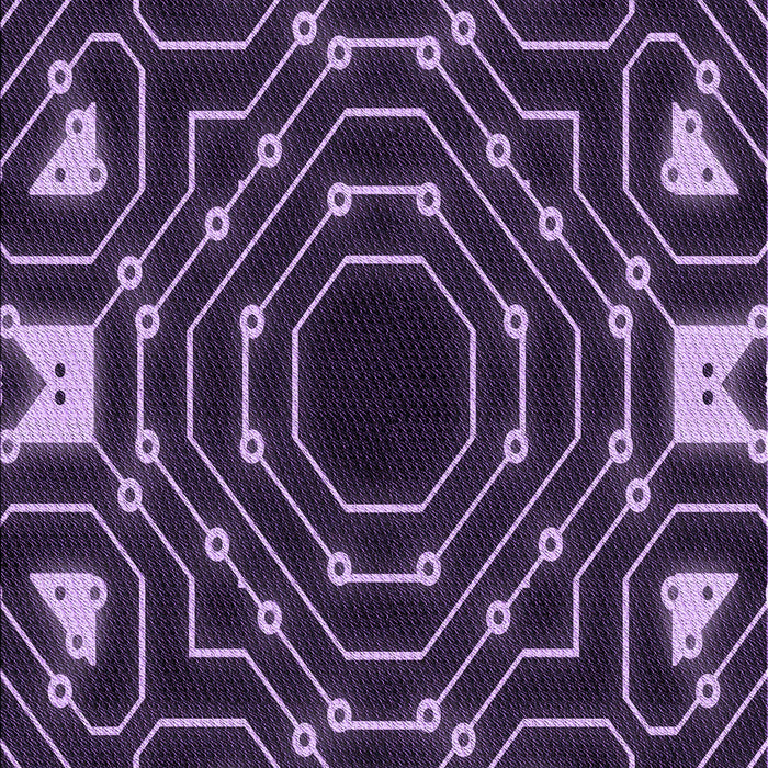 Machine Washable Transitional Deep Purple Rug, wshpat3163pur