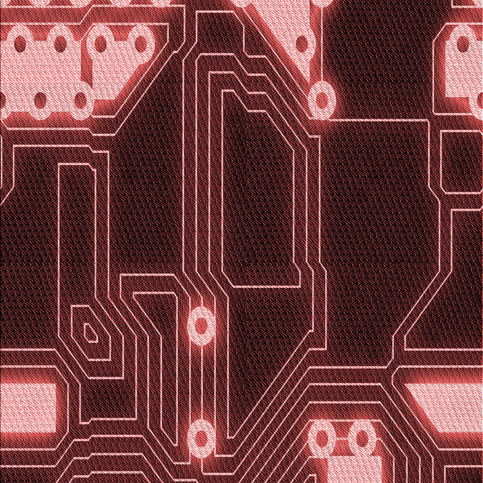 Patterned Red Rug, pat3164rd