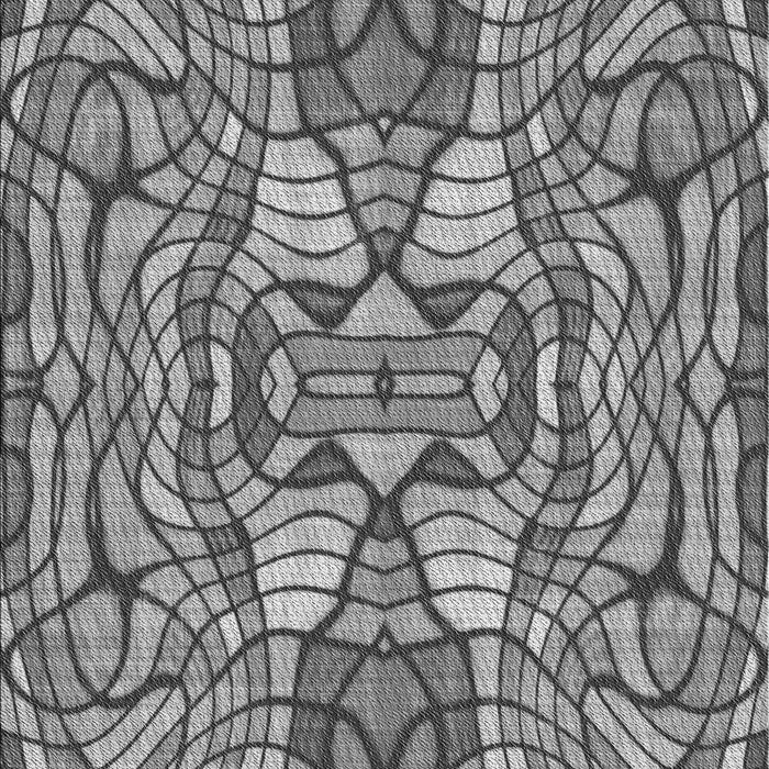 Patterned Dark Gray Rug, pat3165gry