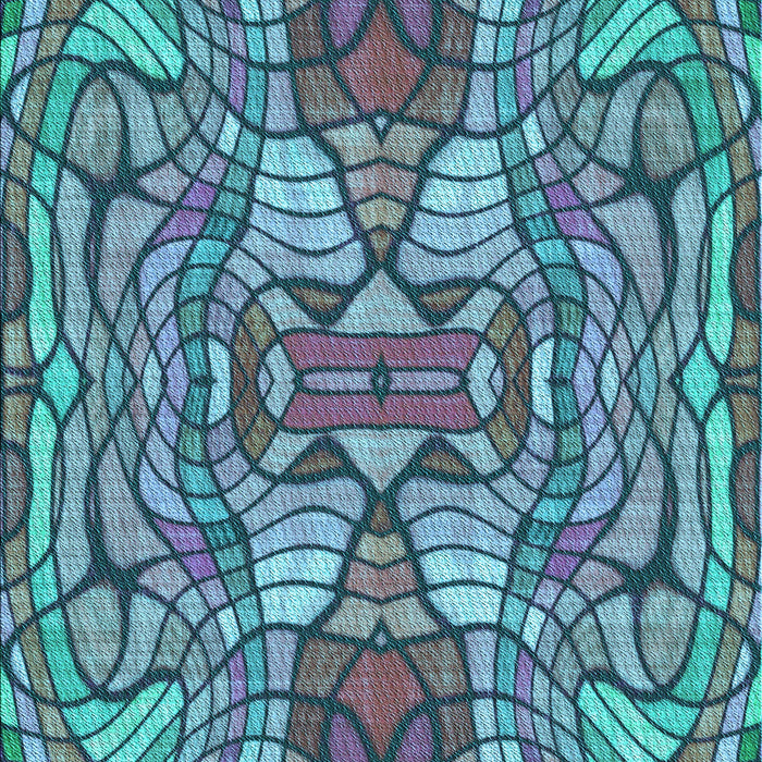 Patterned Blue Rug, pat3165lblu