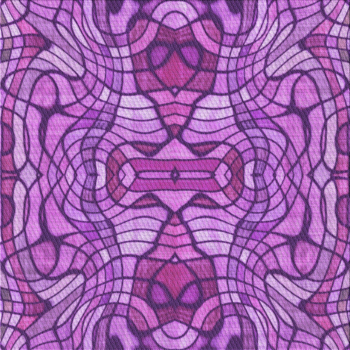 Round Machine Washable Transitional Purple Rug, wshpat3165pur