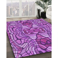 Patterned Purple Rug, pat3165pur