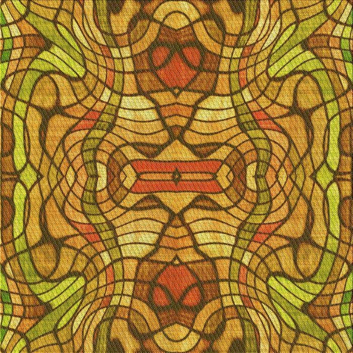 Round Patterned Mahogany Brown Rug, pat3165yw