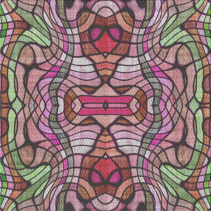 Square Patterned Maroon Purple Modern Rug, pat3165