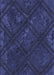 Machine Washable Transitional Night Blue Rug, wshpat3166blu