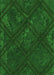 Patterned Green Rug, pat3166grn