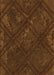 Patterned Mahogany Brown Rug, pat3166org