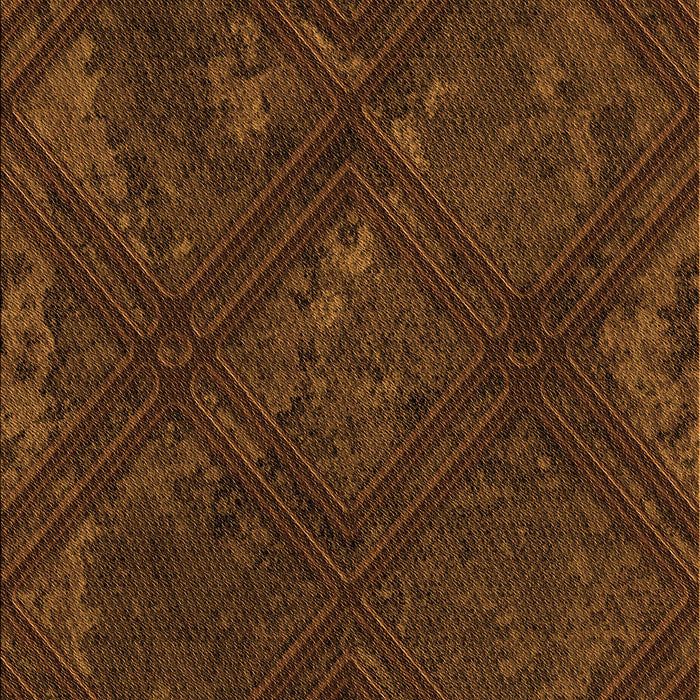 Patterned Mahogany Brown Rug, pat3166org