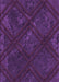 Machine Washable Transitional Dark Orchid Purple Rug, wshpat3166pur