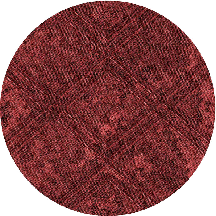 Square Machine Washable Transitional Red Rug in a Living Room, wshpat3166rd
