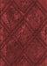 Patterned Red Rug, pat3166rd