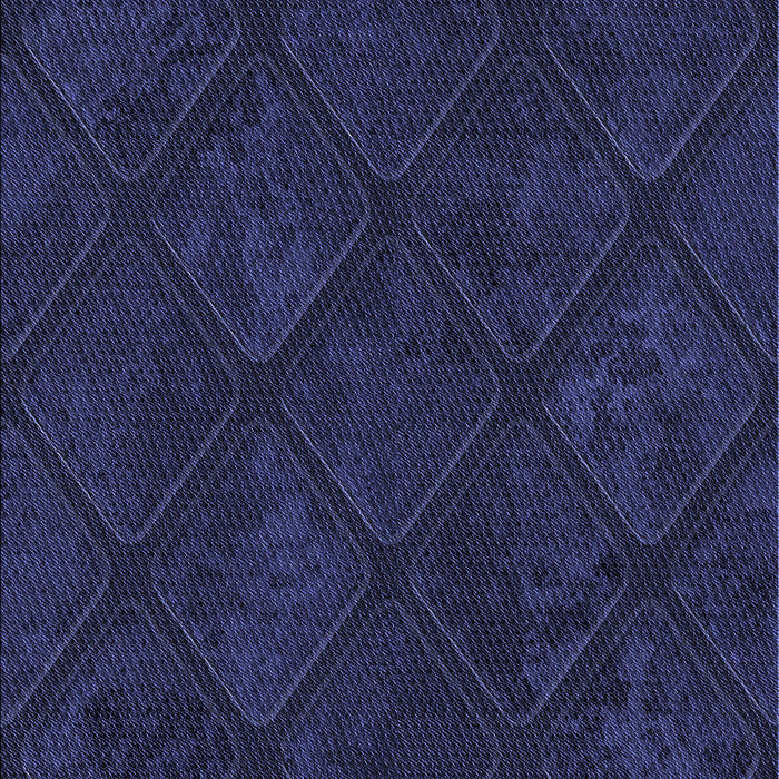 Patterned Night Blue Rug, pat3167blu