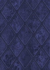 Machine Washable Transitional Night Blue Rug, wshpat3167blu