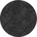 Square Machine Washable Transitional Midnight Gray Rug in a Living Room, wshpat3167gry