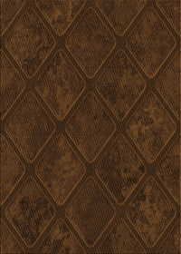 Machine Washable Transitional Saddle Brown Rug, wshpat3167org