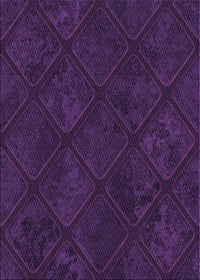 Machine Washable Transitional Dark Purple Rug, wshpat3167pur