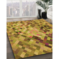 Patterned Yellow Rug, pat3168org