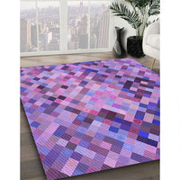 Patterned Purple Rug, pat3168pur