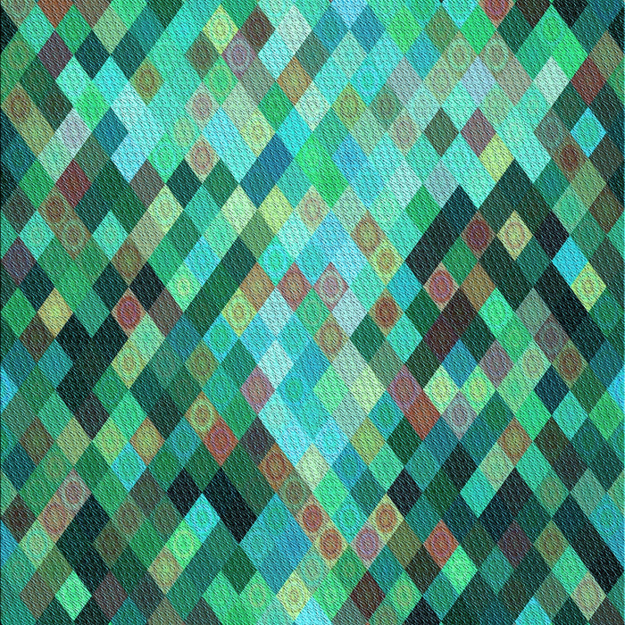 Machine Washable Transitional Deep-Sea Green Rug, wshpat3169lblu