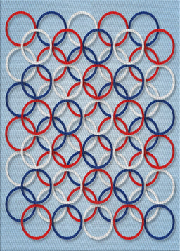 Patterned Purple Novelty Rug, pat316