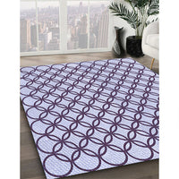 Patterned Blue Rug, pat317blu