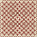 Round Patterned Red Rug, pat317brn