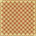 Round Patterned Orange Red Orange Rug, pat317yw