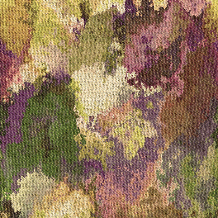 Patterned Golden Gold Rug, pat3171brn