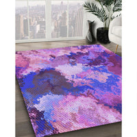 Patterned Purple Rug, pat3171pur