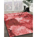 Machine Washable Transitional Red Rug in a Family Room, wshpat3171rd