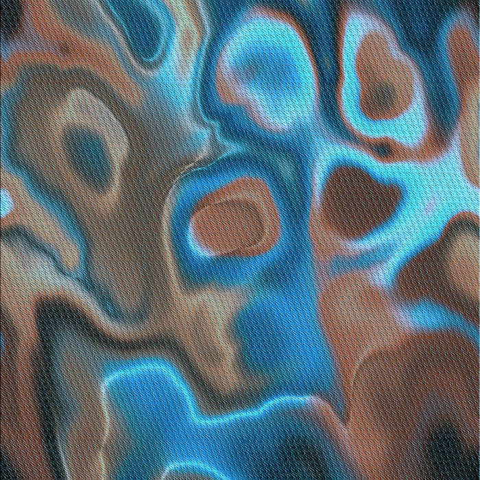 Machine Washable Transitional Glacial Blue Ice Blue Rug, wshpat3172lblu