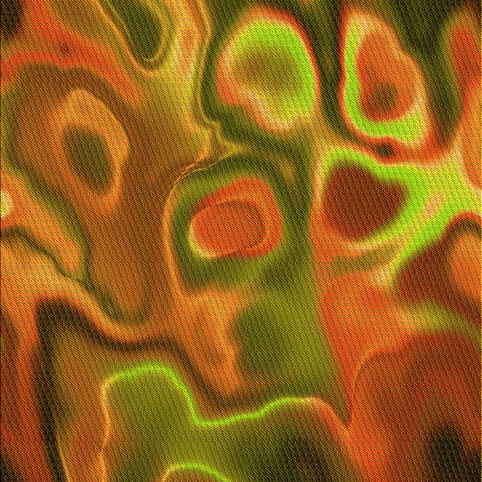 Patterned Tomato Red Rug, pat3172yw