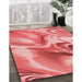 Machine Washable Transitional Light Coral Pink Rug in a Family Room, wshpat3173rd