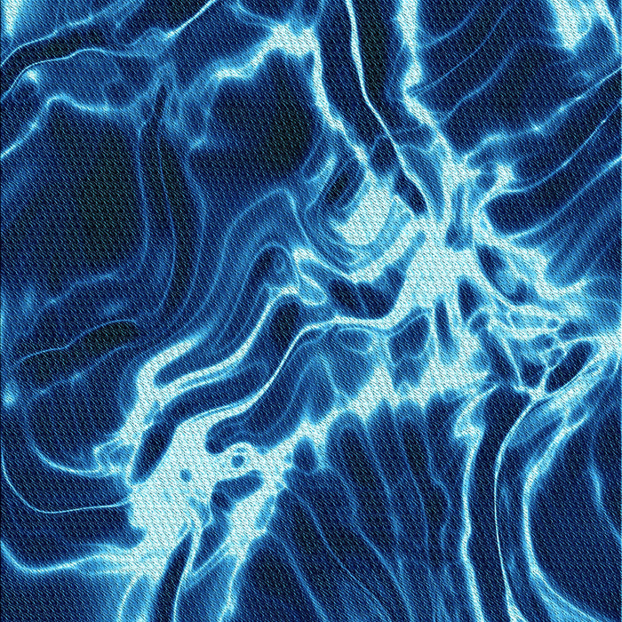 Patterned Denim Dark Blue Rug, pat3174lblu