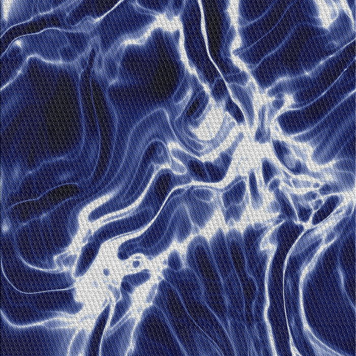 Patterned Light Purple Blue Modern Rug, pat3174