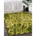 Machine Washable Transitional Orange Gold Rug in a Family Room, wshpat3175org