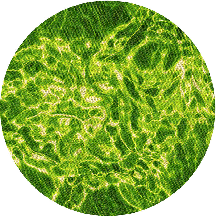 Square Patterned Forest Green Rug, pat3175yw