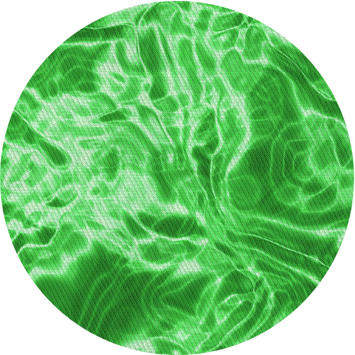 Square Patterned Neon Green Rug, pat3176grn