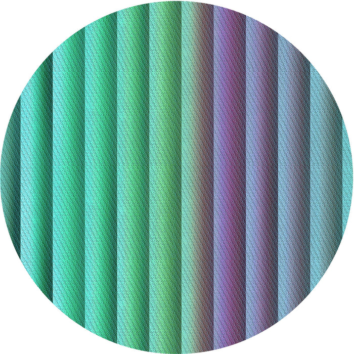 Square Machine Washable Transitional Dark Turquoise Green Rug in a Living Room, wshpat3177lblu