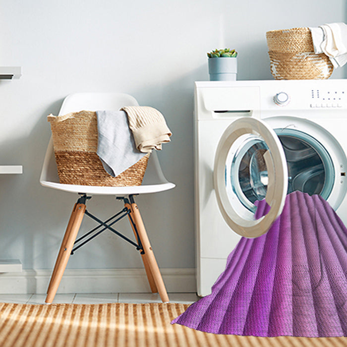 Machine Washable Transitional Violet Purple Rug in a Washing Machine, wshpat3177pur
