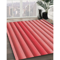 Patterned Red Rug, pat3177rd