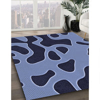 Patterned Blue Rug, pat3178blu