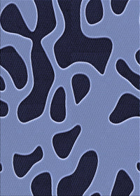 Machine Washable Transitional Blue Rug, wshpat3178blu