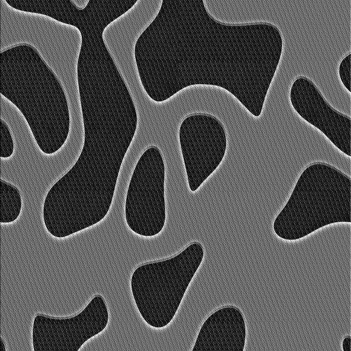 Machine Washable Transitional Charcoal Black Rug, wshpat3178gry