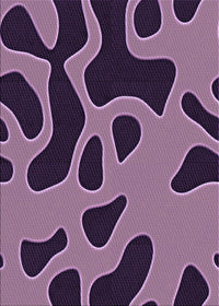 Machine Washable Transitional Orchid Purple Rug, wshpat3178pur