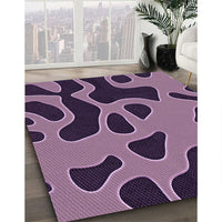 Patterned Orchid Purple Rug, pat3178pur