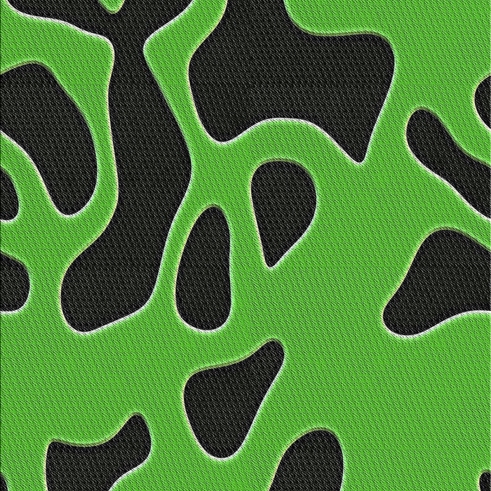 Machine Washable Transitional Neon Green Rug, wshpat3178